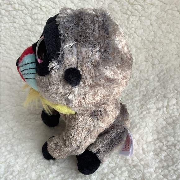 TY Beanie Boo Baboon Wasabi Stuffed Animal Plush - Picture 2 of 3